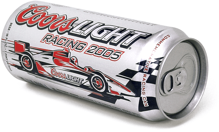 Coors Light beer Can design Illustration