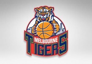 Melbourne tigers basketball logo design