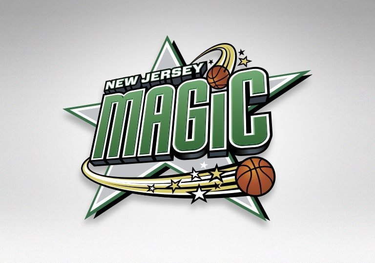NJ Magic Basketball logo design