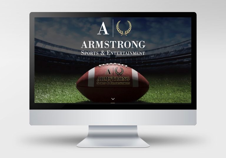 JL Design Group Armstrong Sports & Entertainment Website design
