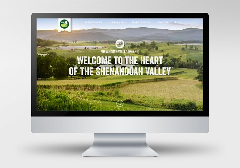 JL Design Group Shenandoah Valley Organic Website design