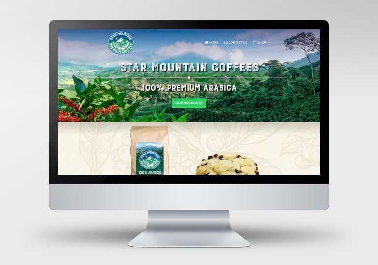 JL Design Group Star Mountain Coffee Website design